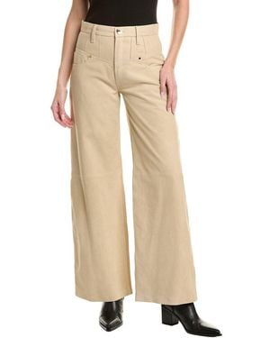 Hudson Jeans Jodie Suede Pant - Natural