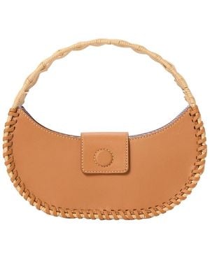 J.McLaughlin Aria Leather Top Handle Mini Bag - Brown