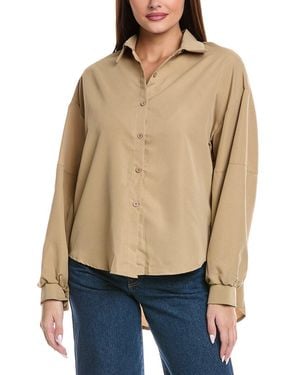 Madison Miles Button Shirt - Natural