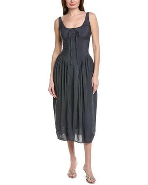 7021 Sleeveless Dress - Black