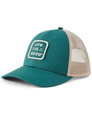 Life Is Good. Trucker Hat - Green
