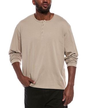 ATM Heavyweight Jersey Henley - Natural