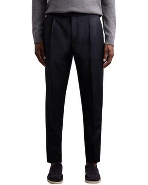 Reiss Cantwell Side Adjuster Trouser - Blue