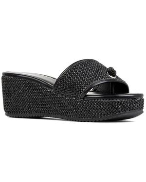 Donald J Pliner Silli2 Raffia Sandal - Black