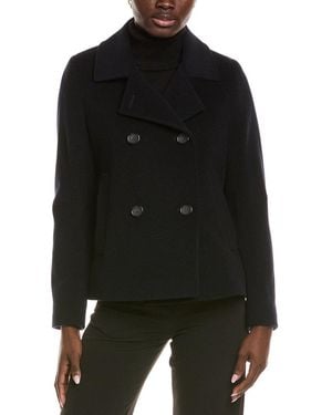 Cinzia Rocca Icons Wool & Cashmere-Blend Short Coat - Black