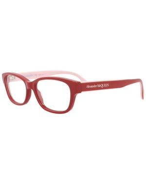 McQueen Am0344O 53Mm Optical Frames - Red