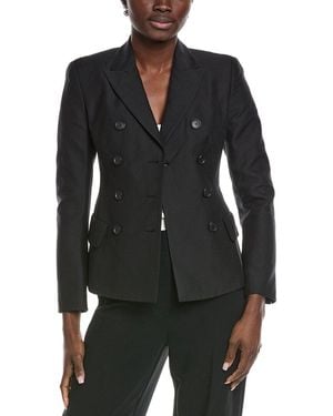 Akris Glorie Silk-Blend Blazer - Black