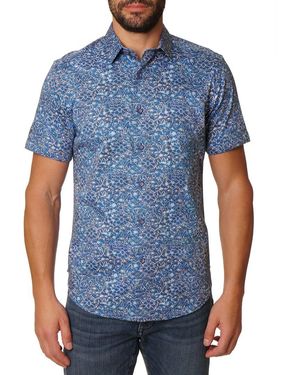 Robert Graham Stuart Woven Shirt - Blue