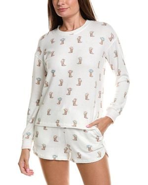 Pj Salvage Western Blooms Top - White