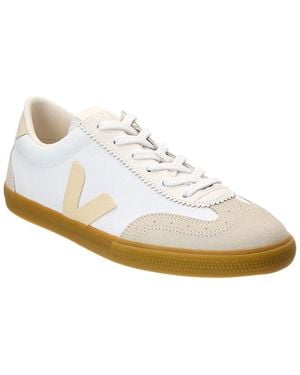 Veja Canvas & Suede Sneaker - White