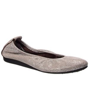Arche Laius Leather Flat - Grey