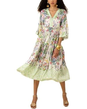 Hale Bob Zahra Midi Dress - Yellow