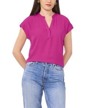 Vince Camuto V-Neck Top - Purple