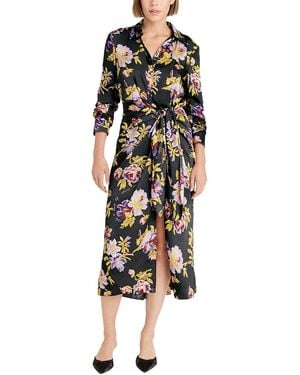 Cinq À Sept Brigitte Floral Jacey Dress - Black
