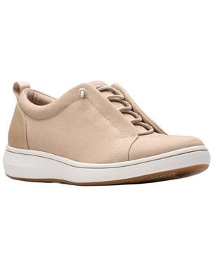 Clarks Breezesky Lace Trainer - White