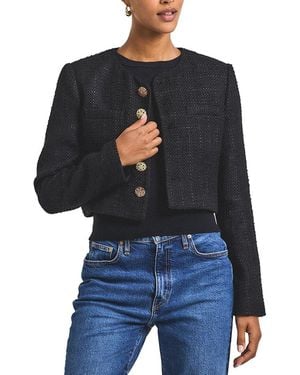 10 Crosby Derek Lam Juliette Tweed Jacket - Blue