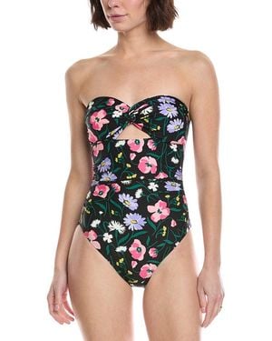 Kate Spade Bandeau One-Piece - Black