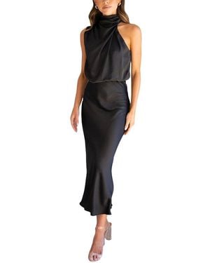 CHARLOTTE GREEN Maxi Dress - Black