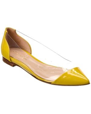Gianvito Rossi Vinyl & Patent Flat - Metallic