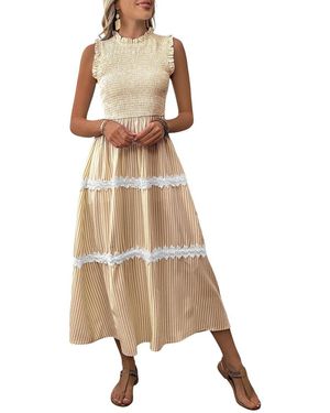 CHARLOTTE GREEN Midi Dress - Natural