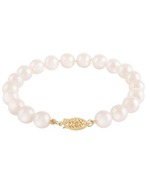 Splendid 14k 8-9mm Pearl Bracelet - Multicolour