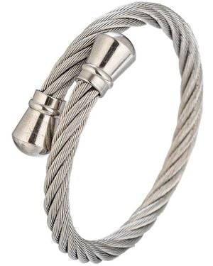 Eye Candy LA The Bold Collection Titanium Arlo Bracelet - Metallic