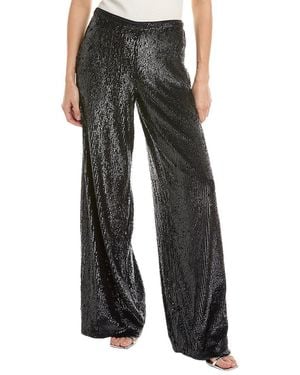 EMILY SHALANT Sequin Full Palazzo Pant - Black