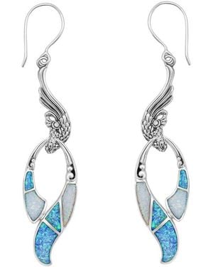 Samuel B. 1.80 Ct. Tw. Multi Stone Earrings - Blue