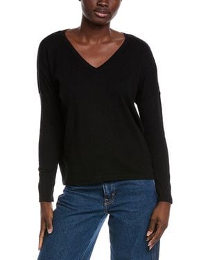 Minnie Rose Cashmere-Blend Sweater - Black