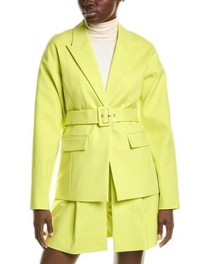 BCBGMAXAZRIA Belted Jacket - Yellow