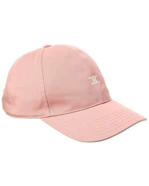 Celine Triomphe Baseball Cap - Pink