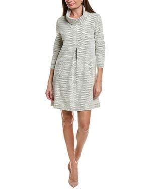 tyler boe Kim Knit Crosshatch Dress - Grey