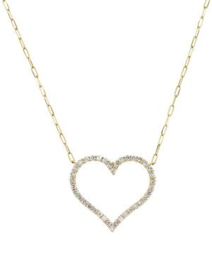 Diana M. Jewels Fine Jewellery 14k 1.07 Ct. Tw. Diamond Necklace - Metallic