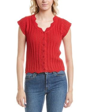Design History Scoop Neck Jumper - Red