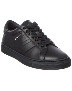Bally Hedey Leather Trainer - Black