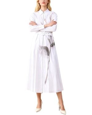 BURRYCO Shirt Dress - White