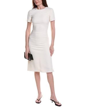 FFORME Lyla Sculpted Midi Dress - White