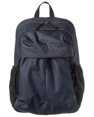 BOSS Stormy Canvas Backpack - Blue