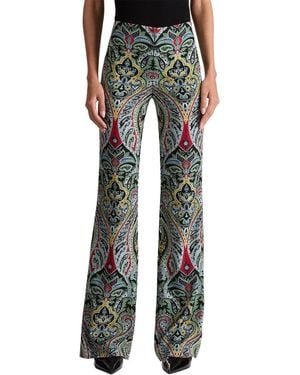 Alice + Olivia Teeny Fit Flare Bootcut Pant - Black