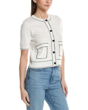 Ellen Tracy Knit Cardigan - Blue