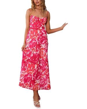 TAZGA Maxi Dress - Red