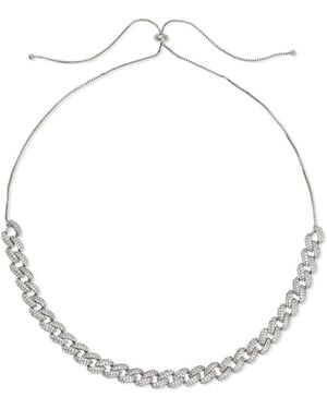 Eye Candy LA Cz Chain Necklace - Metallic