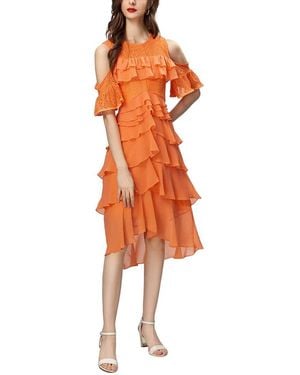 BURRYCO Brc By Sleeveless Mini Dress - Orange