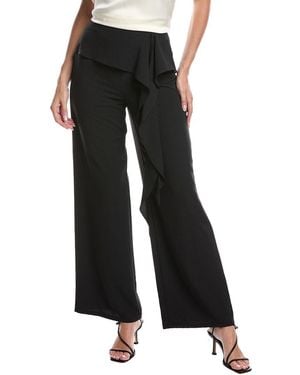Joseph Ribkoff Draped Tie Waist Pant - Black