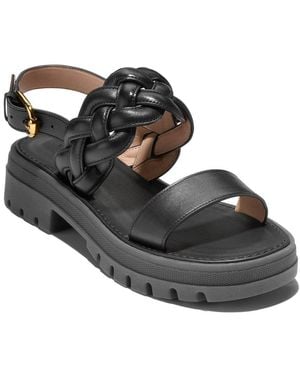 Cole Haan Cressida Leather Sandal - Black