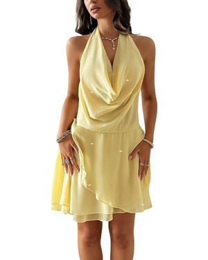 Adelin May Mini Dress - Yellow