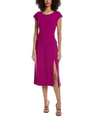 Black Halo Lali Midi Dress - Purple