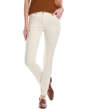 Brunello Cucinelli High Waist Extra Skinny Jean - Natural