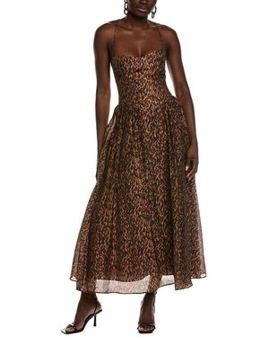 Bardot Estie Printed Maxi Dress - Brown