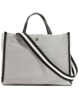 Cole Haan Montecito Canvas Tote Bag - Grey